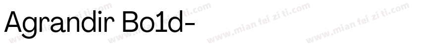 Agrandir Bo1d字体转换